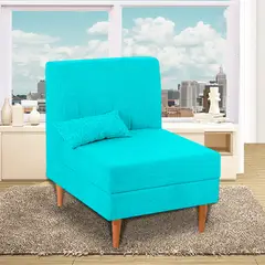 MAGIC CLASS - Poltrona Dussan 100X90X80 Ecocuero Azul