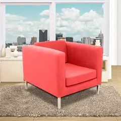 MAGIC CLASS - Poltrona Warren 100X90X80 Microfibra Azul