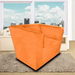 MAGIC CLASS - Poltrona West 100X90X80 Microfibra Azul