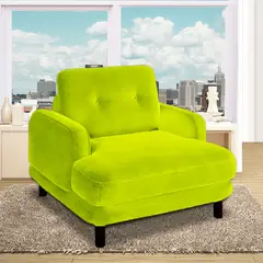 MAGIC CLASS - Poltrona Gibson 100X90X80 Ecocuero Azul