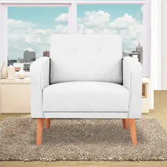 MAGIC CLASS - Poltrona Ross 100X90X80 Microfibra Azul