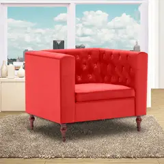 MAGIC CLASS - Poltrona Coleman 100X90X80 Microfibra Azul