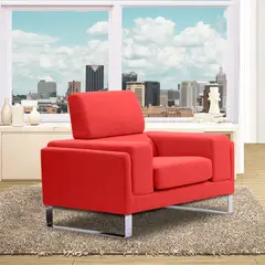 MAGIC CLASS - Poltrona Phillips 100X90X80 Ecocuero Azul