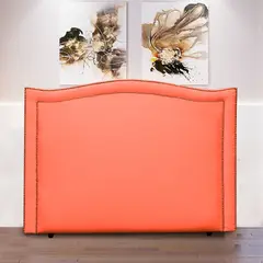 MAGIC CLASS - Cabecero Curvo Doble Línea Estoperol 100X130 Eco Naranja