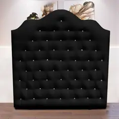 MAGIC CLASS - Cabecero Deacon de Piso 120X120 Ecocuero Negro