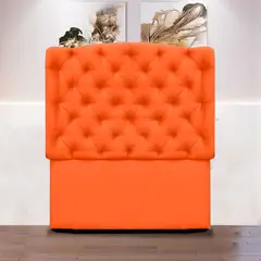 MAGIC CLASS - Cabecero Royal de Piso 140X120 Ecocuero Naranja