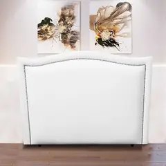 MAGIC CLASS - Cabecero Estoperol Centro 120X130 Microfibra Blanco