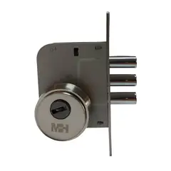 M&H SECURITY LOCKS - Cerradura Auxiliar Llave Mariposa Backset 50mm