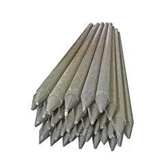 GENERICO - Estacón Plástico Redondo 3 Pulgadas X 280 cm Verde Maderpol