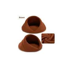 SOLEPET - Cama Cueva Para Mascota 30X30X25 Cm Pequeña Café