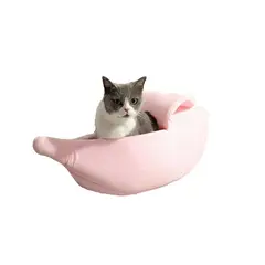 SOLEPET - Cama Para Mascota Banana 40X15X1Cm Rosado