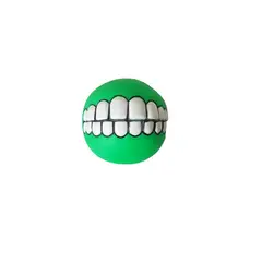 SOLEPET - Pelota Para Perros Con Sonrisa Verde