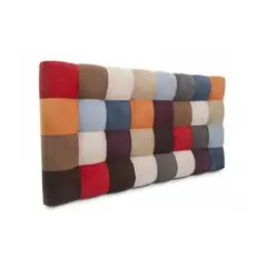 BANZAY - Cabecero Semidoble 120 Patchwork Multicolor