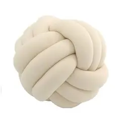 BANZAY - Cojín Decorativo Nudo 35X35 Crema