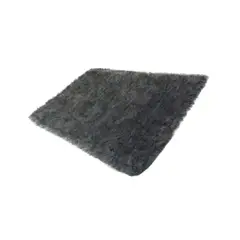 BANZAY - Tapete Pie de Cama Antideslizante 110x60 Gris