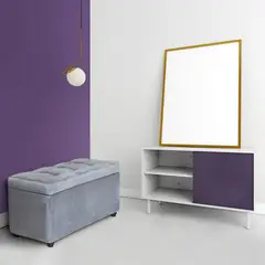 JUST HOME COLLECTION - Puff Baul Estambul Gris