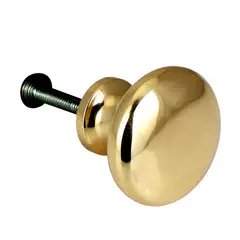 FIXSER - Pack 2 Pomos Laton 32mm Oro