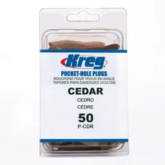 KREG - Tapón de Madera Cedro Cantidad: 50