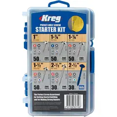 KREG - Kit de 260 Tornillos Zincados Variados