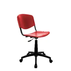 undefined - Silla de escritorio Giratoria Rojo Intertrade Plastica