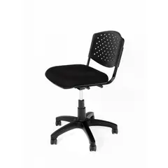 INTERTRADE - Silla de escritorio Giratoria Negro Zibra