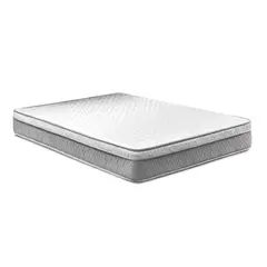 KAIU HOME - Combo King 200X200 Base Cama Negra + Colchón + Cabecero + Almohada