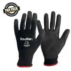 BAUKER - Guante Multiflex Nylon Pu Talla S Redline
