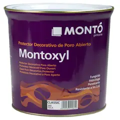 MONTO - Barniz Poro Abierto para Madera Exterior Teca Montoxyl 5 L