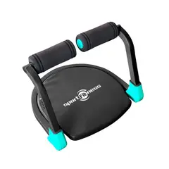 SPORTFITNESS - Máquina Para Abdomen Portátil 3 Niveles Capacidad 120 Kg Color Azul
