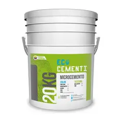 ECOCEMENTI - Microcemento Grafito Fino 20kg