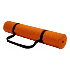 CMARKET - Colchoneta Tapete De Yoga En Pvc De 173 Cm Color Naranja