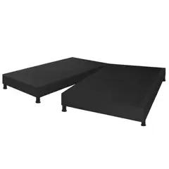 DORMILANDIA - Base Cama Dividida 25x120x190 Negra
