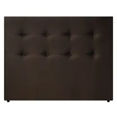 DORMILANDIA - Cabecero Dublín para Cama Sencilla 110X100X7 Café