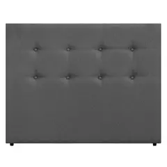 DORMILANDIA - Cabecero Dublín para Cama Semidoble 110X120X7 Gris