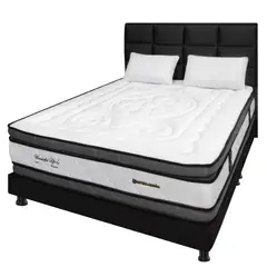 DORMILANDIA - Mega Combo Colchón 140x190 Resortado Wonderful Dp