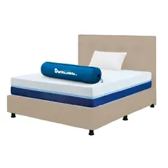 DORMILANDIA - Mega Combo Colchón 100x190 Multisleep Café