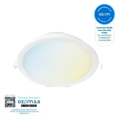WIZ - Panel LED Redondo Inteligente Wi-Fi Luz Fría Y Cálida Certificado