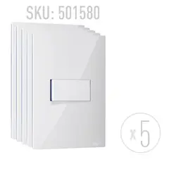 LEGRAND - Propack 5 Interruptor Sencillo Clickme