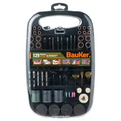 BAUKER - Kit Accesorios Mototool 129 Piezas