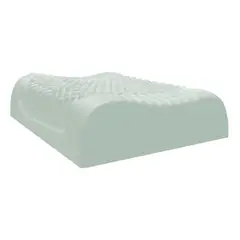 DORMILANDIA - Almohada Viscoelástica Ortopédica Masajeadora Media 37X12 Cm
