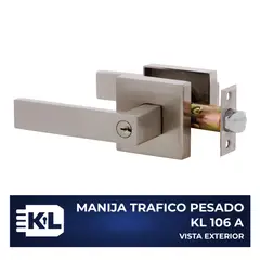 KL SECURITY - MP MANIJA TUBULAR CUADRADA PARA ALCOBA