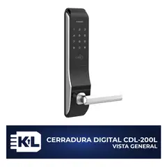 KL SECURITY - Cerradura Digital para Puerta de 40 a 90mm