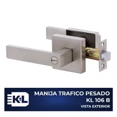 KL SECURITY - MP MANIJA TUBULAR CUADRADA PARA BANO