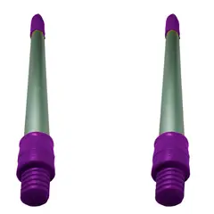 GENERICO - Cabo De Aluminio 1.5Mt Tapón Morado X2Und