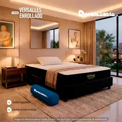 DORMILANDIA - Combo Colchón Sencillo 100x190 Resortado Versalles