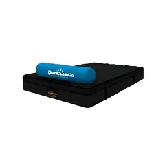 DORMILANDIA - Colchón Enrollado Queen 160x190 Resortado Dublín Negro