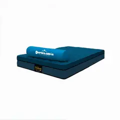 DORMILANDIA - Colchón Enrollado Semidoble 120x190 Resortado Dublín Azul