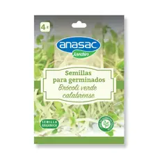 ANASAC - Semillas Germinados Brócoli Verde x4 Gramos