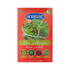 ANASAC - Semillas Mix de Lechugas x4 Gramos