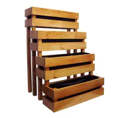 undefined - Huerta Escalera Madera 16 Plantas 65x72x95cm